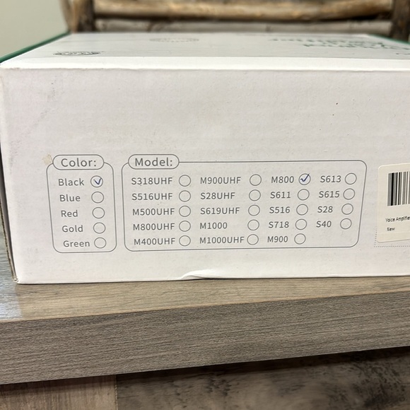 NIB SHIDU Mini Voice Amplifier Portable Rechargeable Bluetooth Speaker w/Headset - Picture 3 of 10